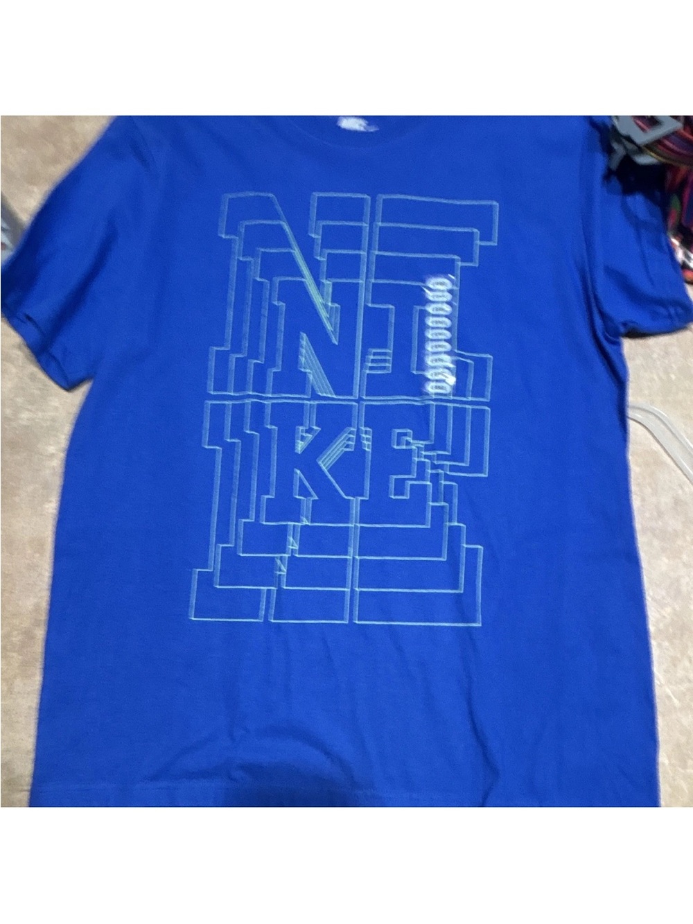 Nike Men’s Royal Blue Graphic Short Sleeve Tee